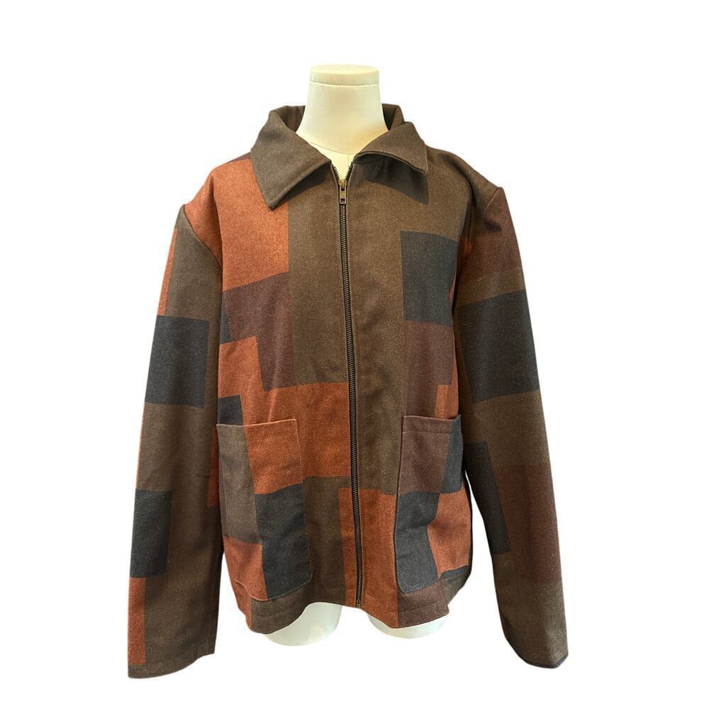 Jeremy Allen Jacket S02 Bear Wool Handmade Wool Jacket Sz M